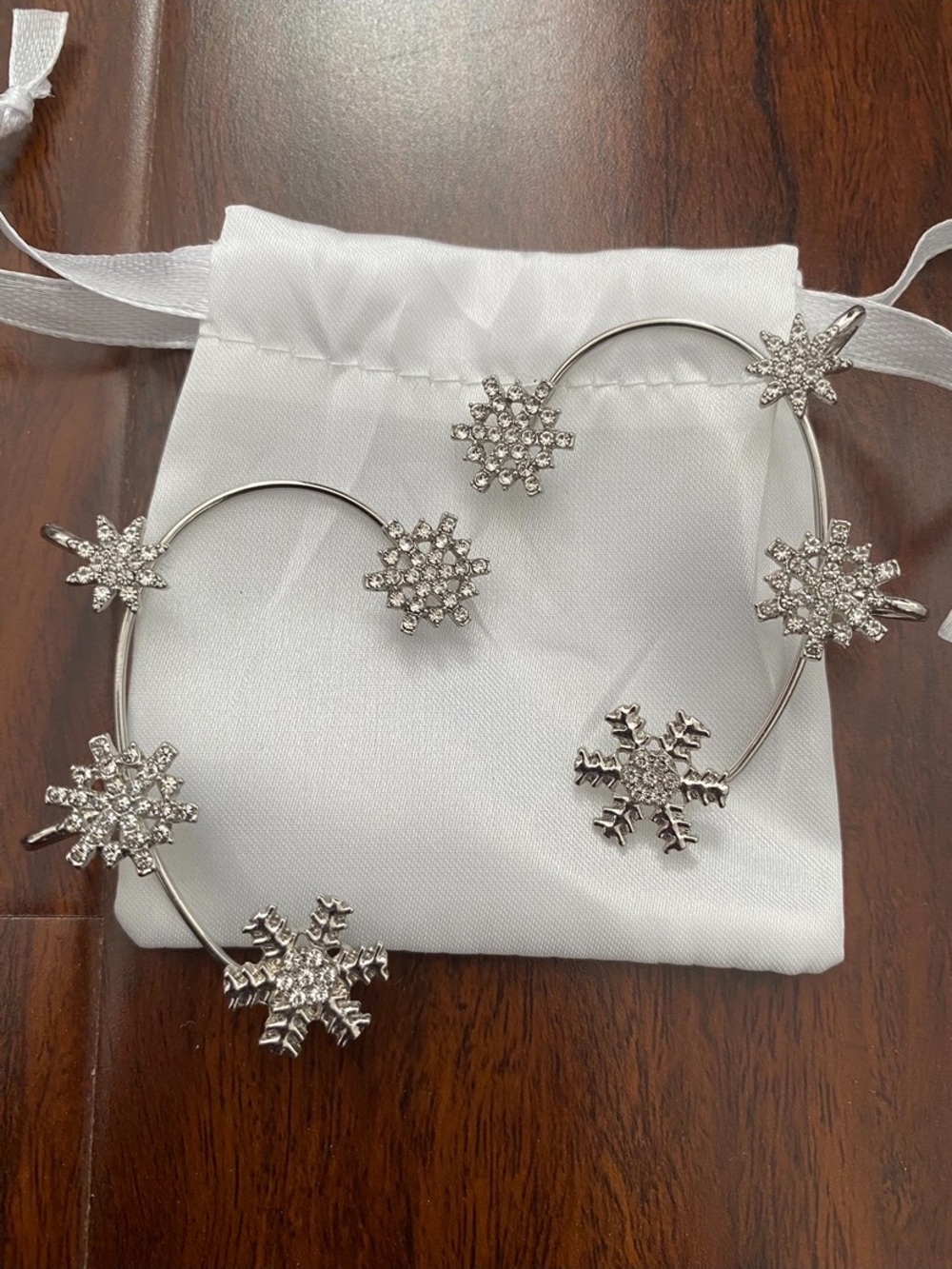 New snowflake ear cuff